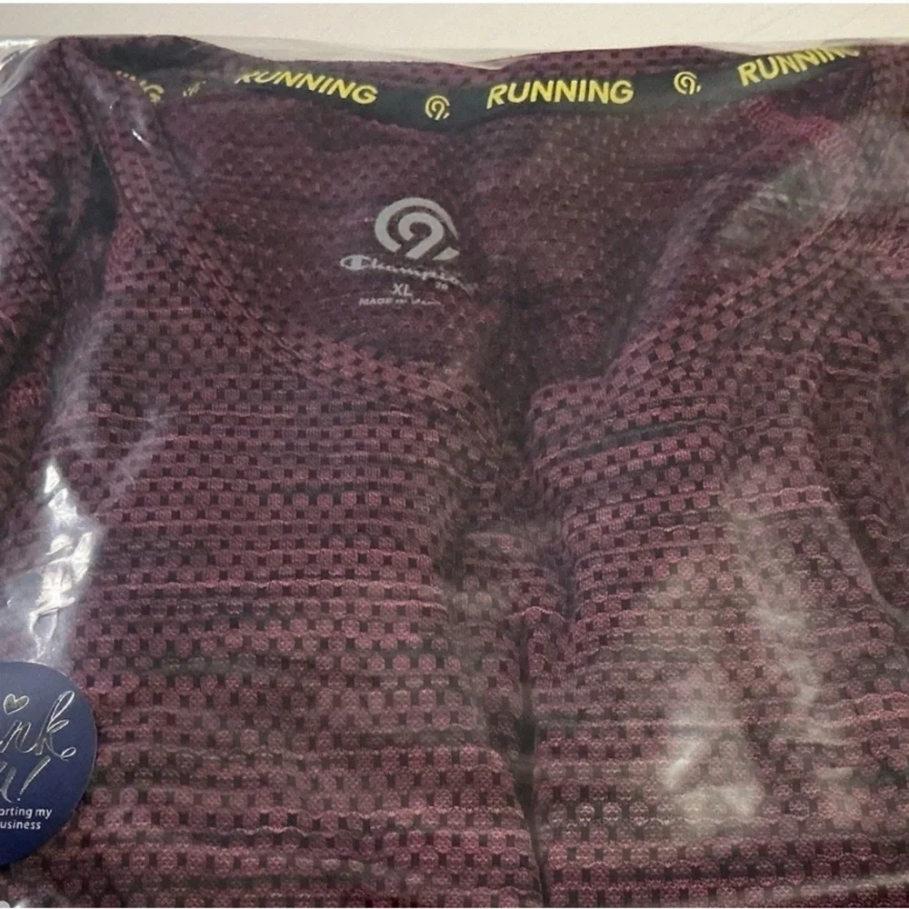 Champion Men's Maroon Short Sleeve Tee - Picture 6 of 6